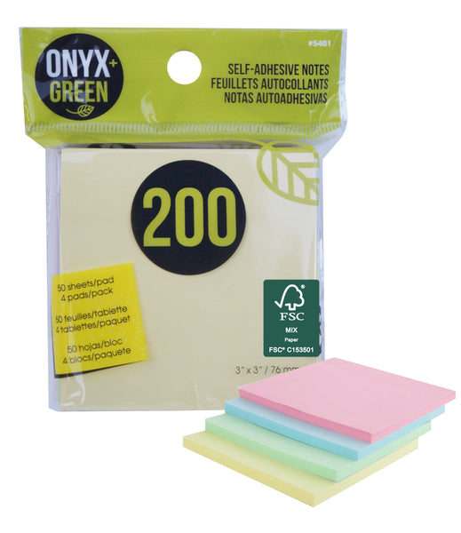 5401 - Sticky Notes | 3" x 3" | Assorted Colors
