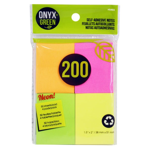 5403 - Sticky Notes | 1.5" x 2" | Assorted Neon Colors
