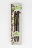 1020 - Retractable Ballpoint Pens | 2 Pack | Recycled Coffee Beans